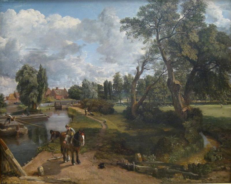 John Constable Flatford Mill or Scene on a Navigable River